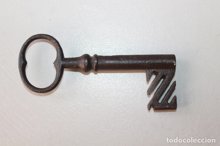 Antig&uuml;edades: LLAVE DE FORJA, 11X4 CM - Foto 2