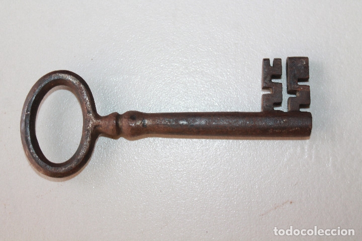Antig&uuml;edades: LLAVE DE FORJA, 11X3 CM - Foto 1