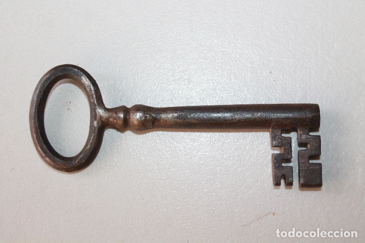 Antig&uuml;edades: LLAVE DE FORJA, 11X3 CM - Foto 3