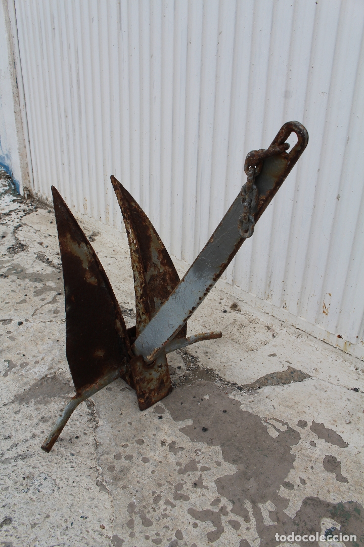 Antig&uuml;edades: ancla antigua de hierro - Foto 2