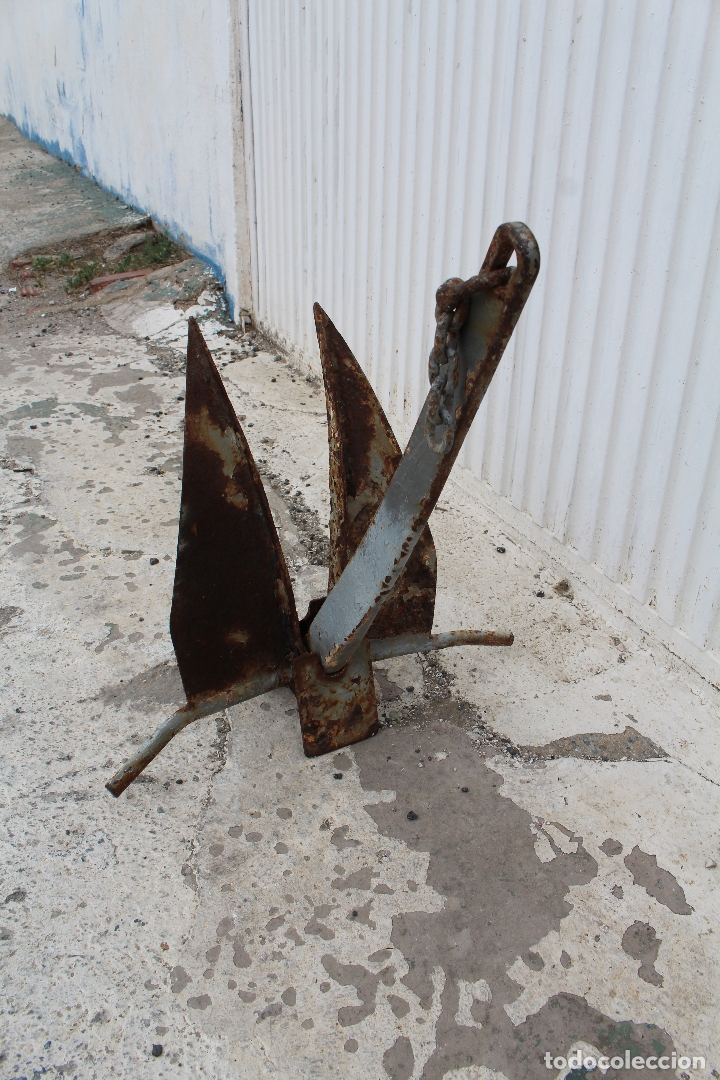Antig&uuml;edades: ancla antigua de hierro - Foto 3