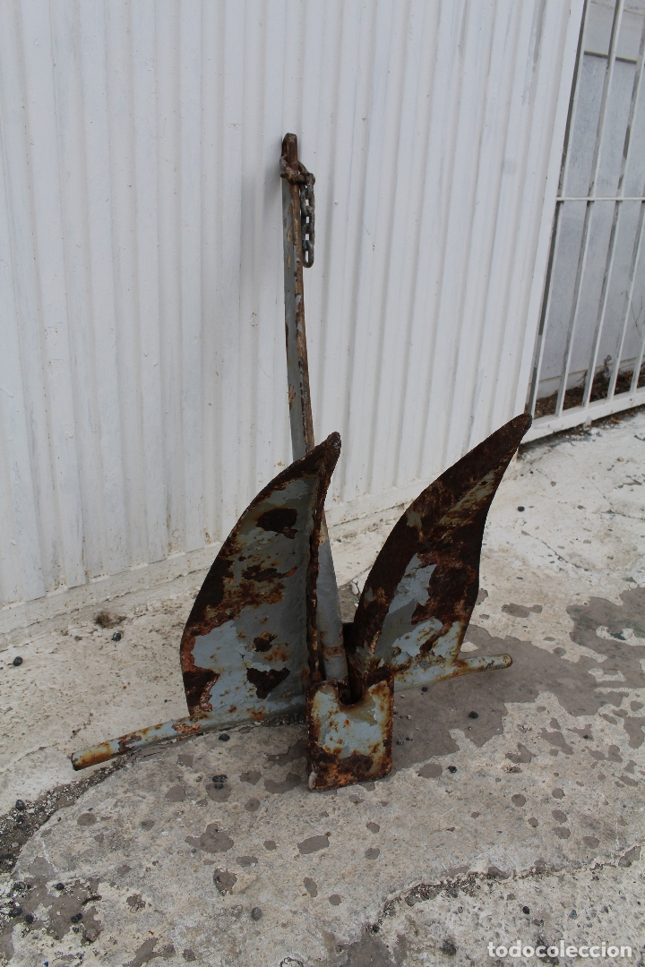 Antig&uuml;edades: ancla antigua de hierro - Foto 4