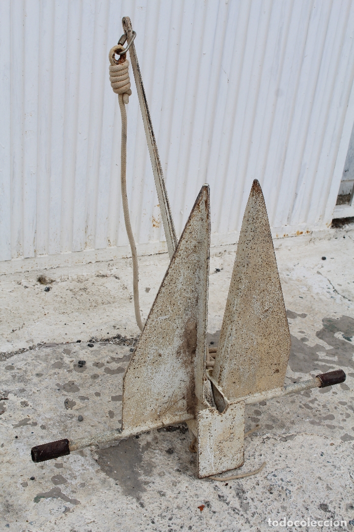 Antig&uuml;edades: ancla antigua de hierro - Foto 3