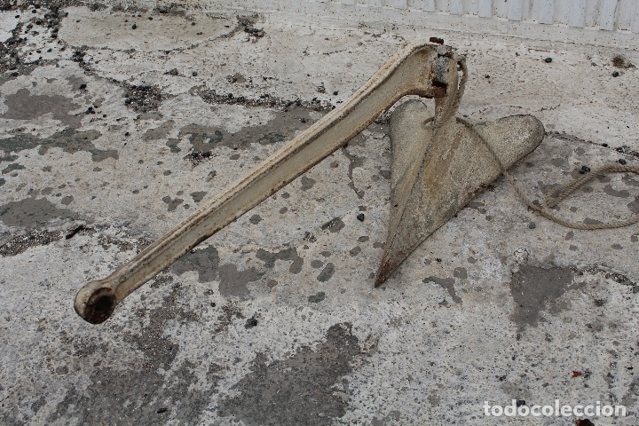 Antig&uuml;edades: ancla antigua de hierro - Foto 2