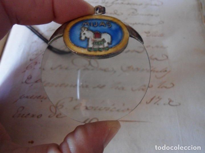 Antig&uuml;edades: LUPA DE COLGAR RECUERDO DE MIJAS - Foto 3