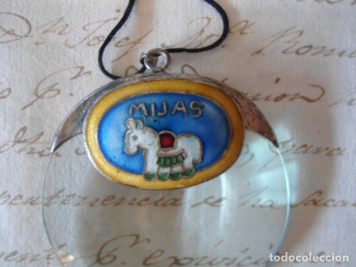 Antig&uuml;edades: LUPA DE COLGAR RECUERDO DE MIJAS - Foto 4