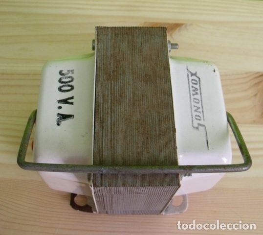 Antig&uuml;edades: Transformador Corriente Electrica 500 VA Sonowox - Foto 2