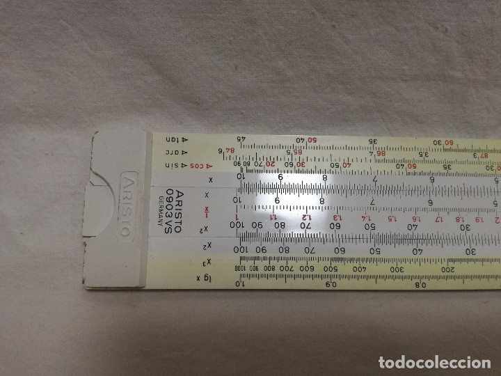 Antig&uuml;edades: REGLA DE CALCULO ARISTO 0903VS + FUNDA - Foto 2
