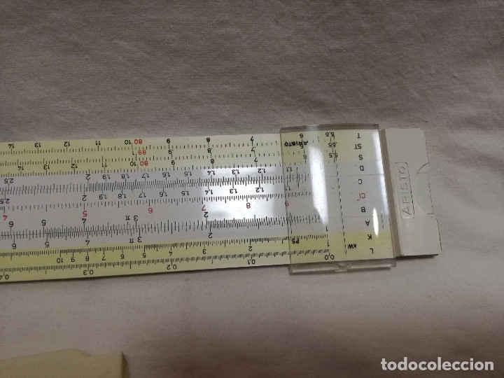 Antig&uuml;edades: REGLA DE CALCULO ARISTO 0903VS + FUNDA - Foto 4