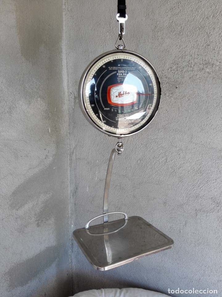 Antig&uuml;edades: B&aacute;scula Mobba colgante - Foto 4