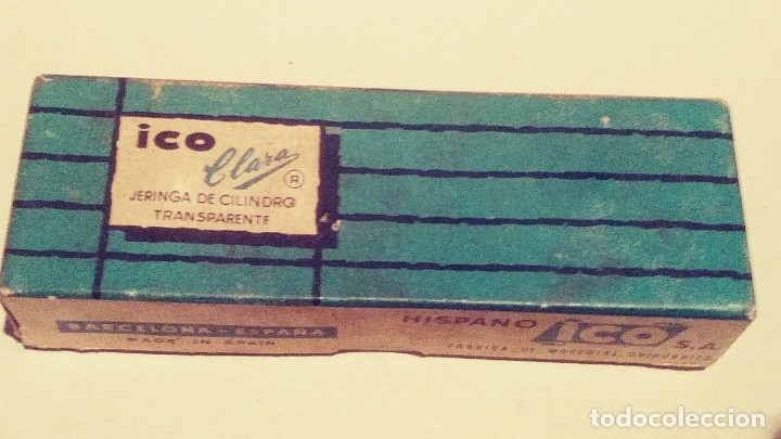 Antig&uuml;edades: jeringuilla de cilindro ICO Clara - Foto 3
