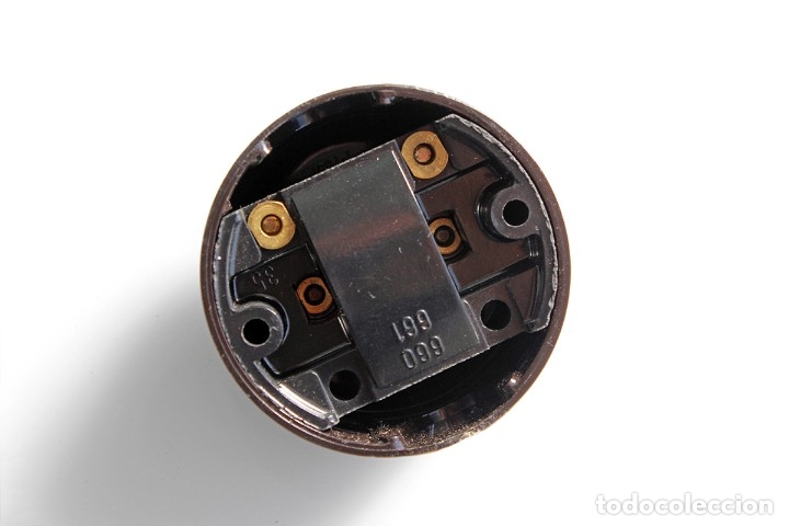 Interruptor de luz vintage de baquelita antiguo ISI Mark – 1 vía 6 A, 250 V  con base de cerámica (tamaño estándar, latón brillante) juego de 10
