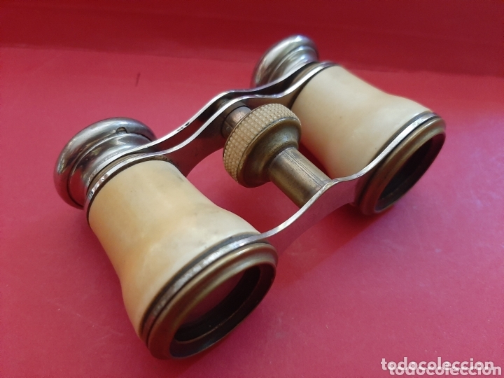 Antig&uuml;edades: BINOCULAR DE METAL Y PASTA. - Foto 3