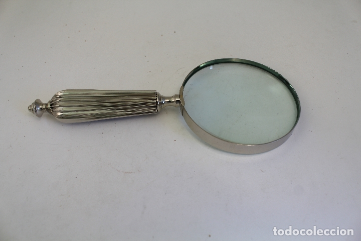 Antig&uuml;edades: lupa vintage metal - Foto 2