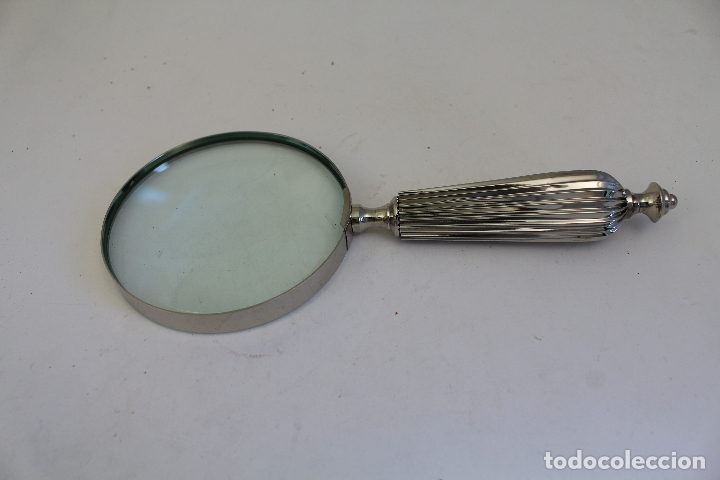 Antig&uuml;edades: lupa vintage metal - Foto 3