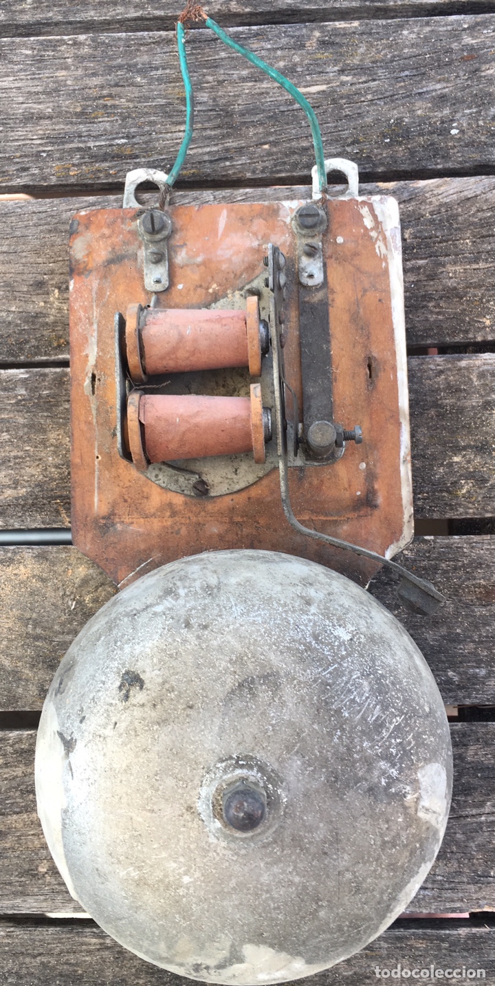 Antig&uuml;edades: TIMBRE DE PARED ANTIGUO - Foto 1