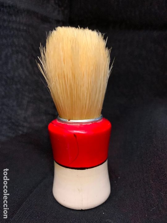 Antig&uuml;edades: Antigua brocha de afeitar con pelo natural - Foto 4
