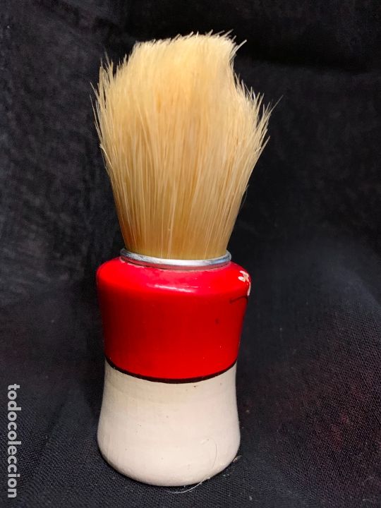 Antig&uuml;edades: Antigua brocha de afeitar con pelo natural - Foto 1
