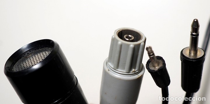 Antig&uuml;edades: Antiguo micr&oacute;fono y conector de audio - Foto 2
