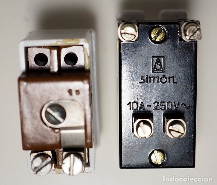 Antig&uuml;edades: 2 interruptores antiguos - Foto 3