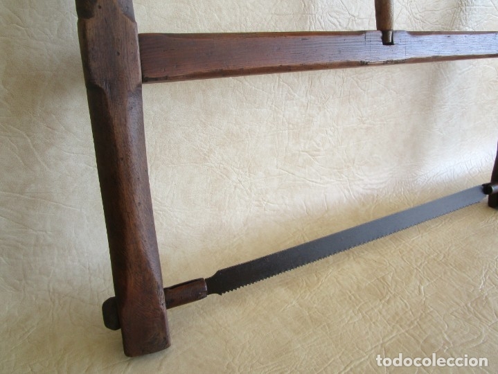 Antig&uuml;edades: antigua sierra de madera restaruada! - Foto 2
