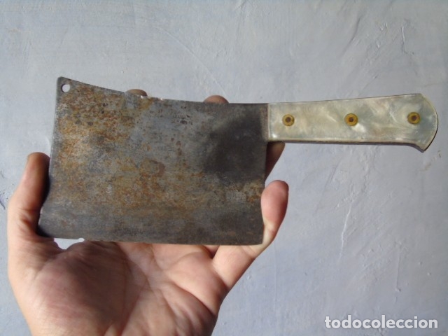 Antig&uuml;edades: cuchillo carnicero machete albacete garrido - Foto 1