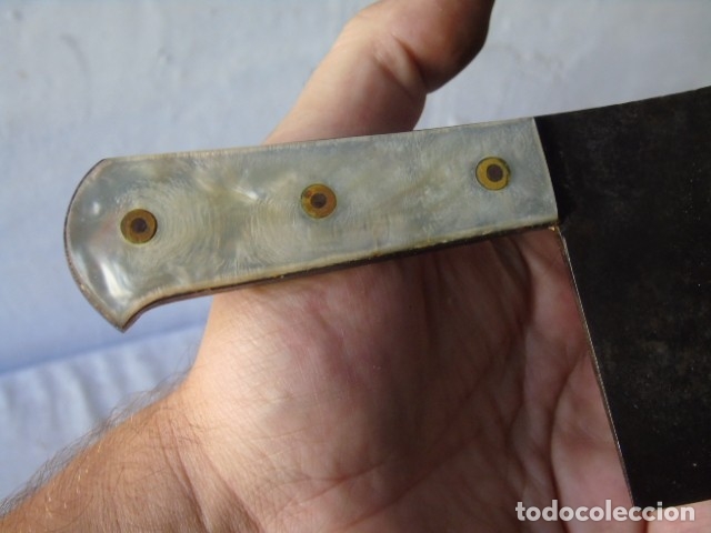 Antig&uuml;edades: cuchillo carnicero machete albacete garrido - Foto 4