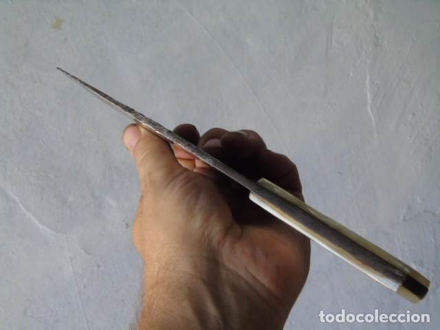 Antig&uuml;edades: cuchillo carnicero machete albacete garrido - Foto 5