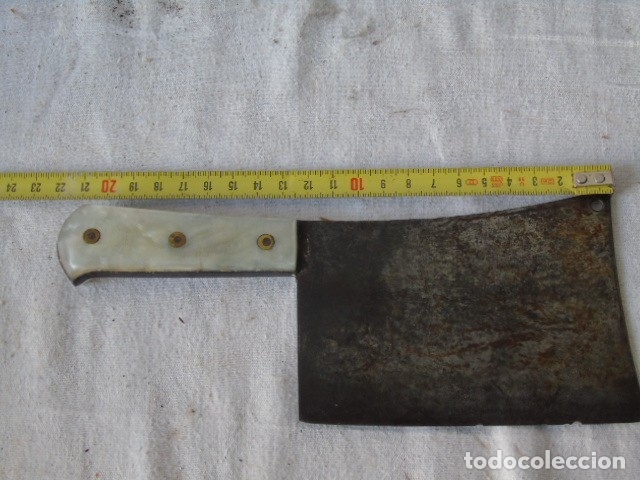 Antig&uuml;edades: cuchillo carnicero machete albacete garrido - Foto 8