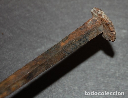 Antig&uuml;edades: CENTENARIO CLAVO TRABAL FORJADO - Foto 2