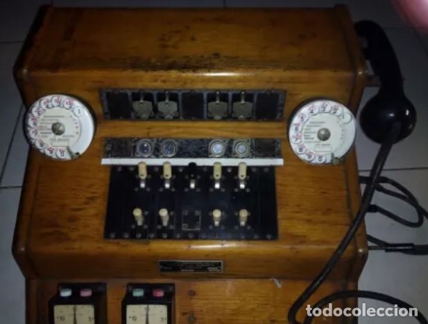 centralita telefónica antigua. años 60. magnífi - Comprar Telefones Antigos  no todocoleccion