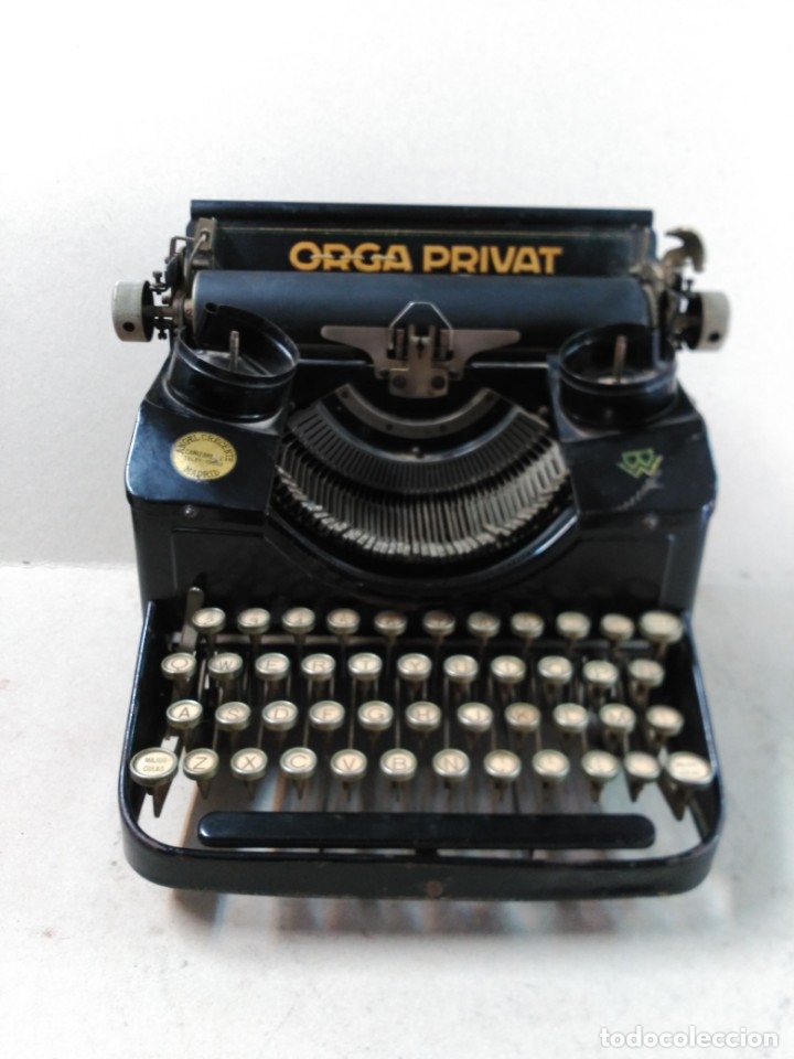 Antig&uuml;edades: MAQUINA DE ESCRIBIR ORGA PRIVAT - Foto 3