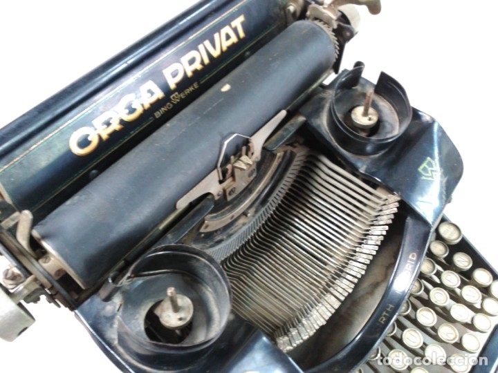 Antig&uuml;edades: MAQUINA DE ESCRIBIR ORGA PRIVAT - Foto 19
