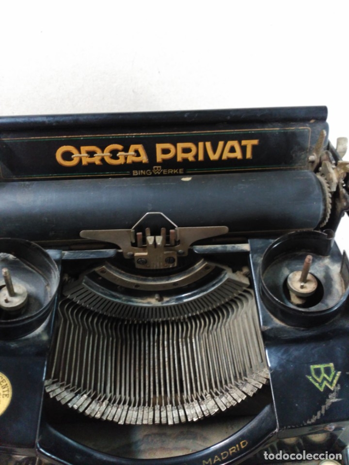 Antig&uuml;edades: MAQUINA DE ESCRIBIR ORGA PRIVAT - Foto 20