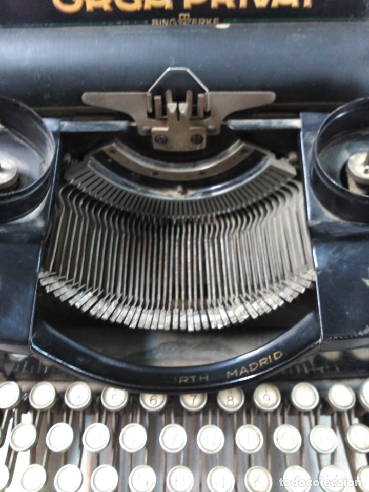 Antig&uuml;edades: MAQUINA DE ESCRIBIR ORGA PRIVAT - Foto 26