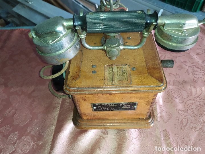 Tel&eacute;fonos: RARISIMO TELEFONO ANTIGUO FRANCES PARIS - Foto 1