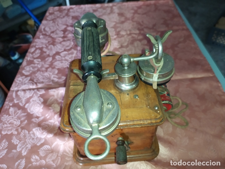 Tel&eacute;fonos: RARISIMO TELEFONO ANTIGUO FRANCES PARIS - Foto 2