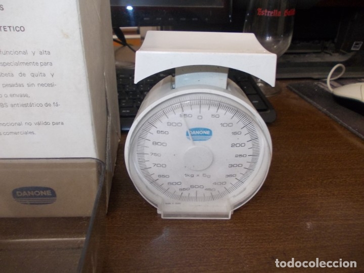 Antig&uuml;edades: Balanza modelo diet&eacute;tico Danone, con su caja original - Foto 4