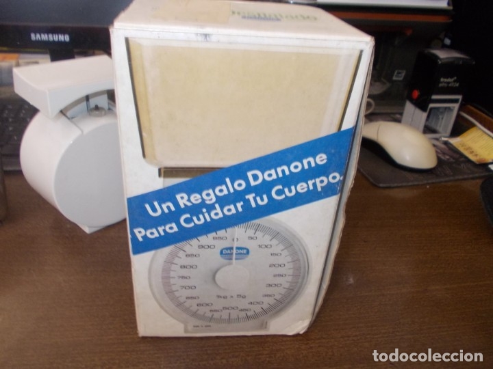 Antig&uuml;edades: Balanza modelo diet&eacute;tico Danone, con su caja original - Foto 7