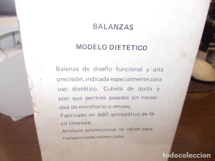 Antig&uuml;edades: Balanza modelo diet&eacute;tico Danone, con su caja original - Foto 8