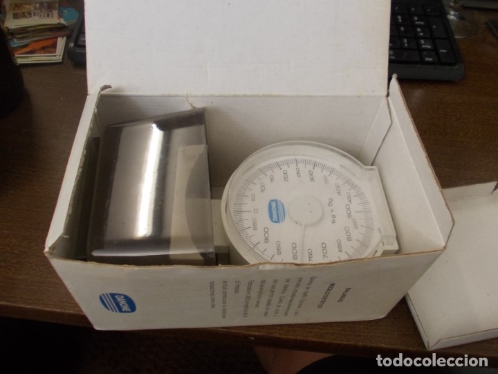 Antig&uuml;edades: Balanza modelo diet&eacute;tico Danone, con su caja original - Foto 9