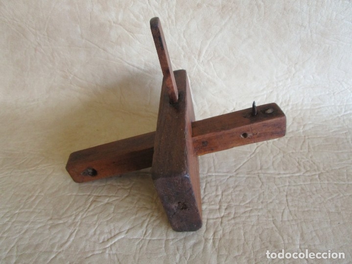 Antig&uuml;edades: ANTIGUO PEQUE&Ntilde;O GRAMIL CARPINTERO RESTAURADO! - Foto 3
