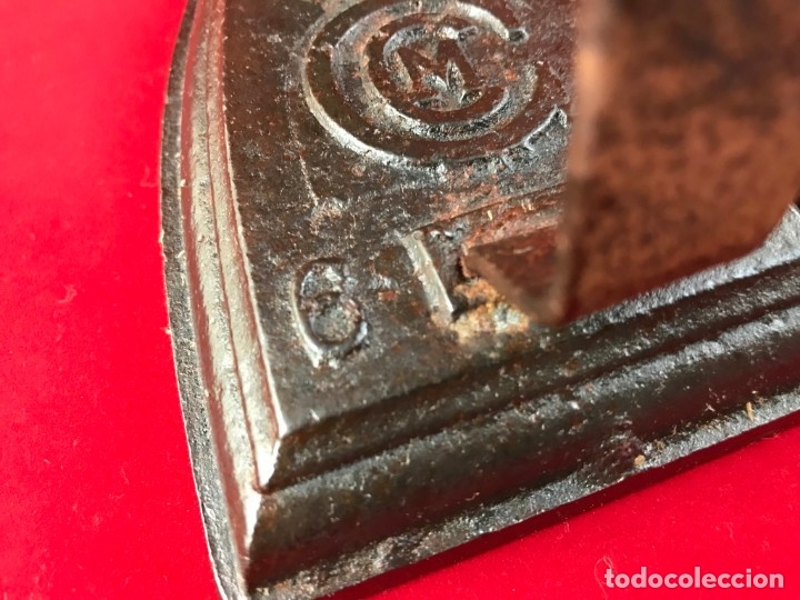 Antig&uuml;edades: LOTE DE 2 PLANCHAS DE HIERRO - SIGLO XIX - Foto 5
