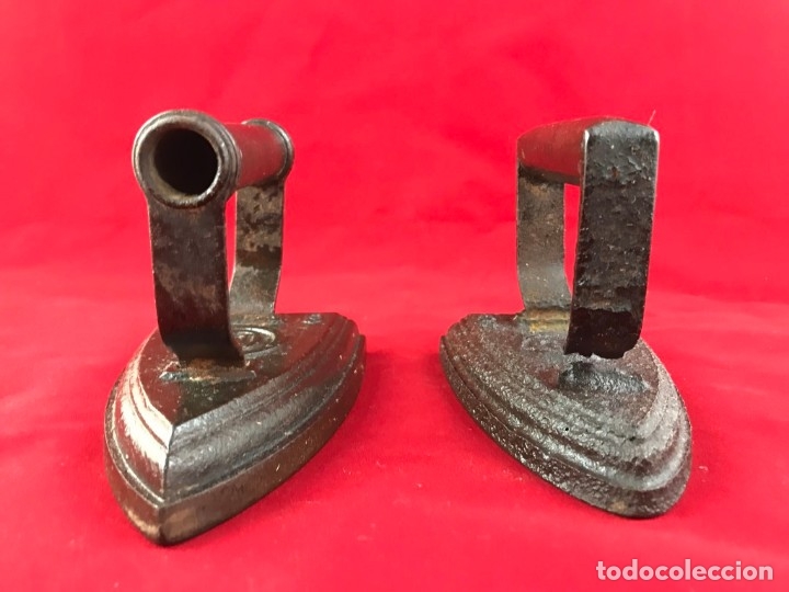 Antig&uuml;edades: LOTE DE 2 PLANCHAS DE HIERRO - SIGLO XIX - Foto 7