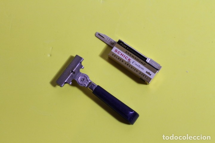 Antig&uuml;edades: MAQUINILLA EVERSHARP SHICK CON ESTUCHE ORIGINAL - Foto 4