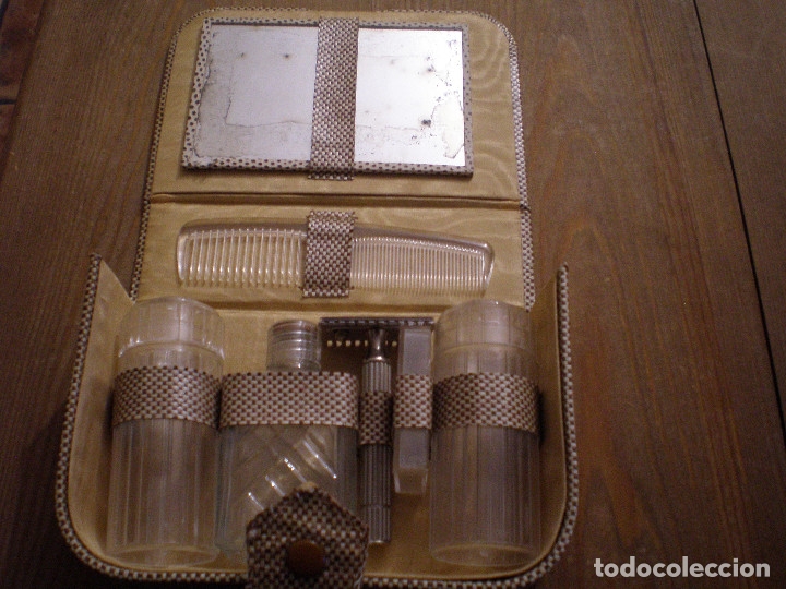 Antig&uuml;edades: Antiguo kit de afeitado - Foto 2