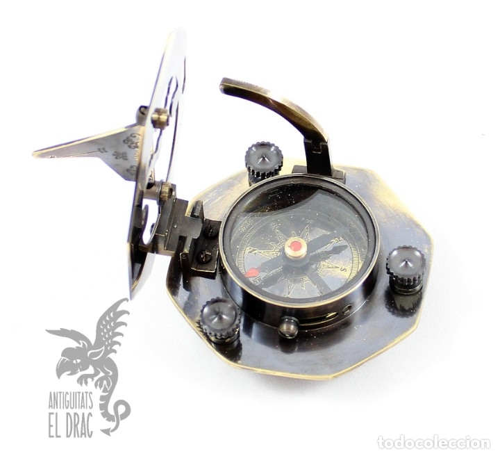 Antig&uuml;edades: COMP&Aacute;S BR&Uacute;JULA RELOJ DE SOL - Foto 2