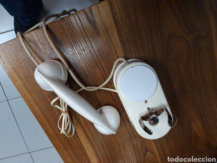 Teléfonos: Telefono de interior metalico blanco - Foto 2 - 177603634