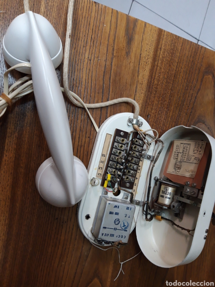 Teléfonos: Telefono de interior metalico blanco - Foto 3 - 177603634