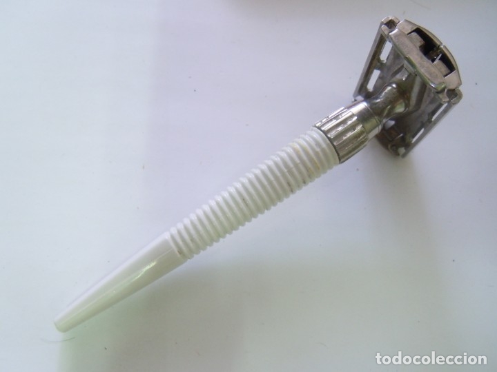 Antig&uuml;edades: Maquinilla de afeitar Gillette Slim Twist - Foto 4